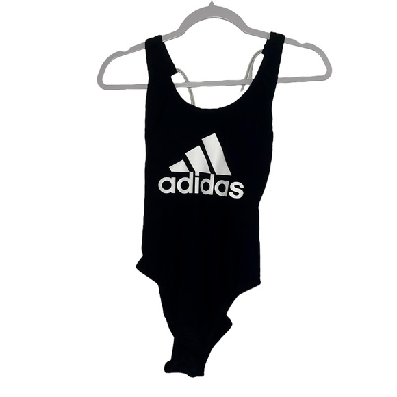NWOT Strappy Back Adidas Logo One Piece Bathing Suit